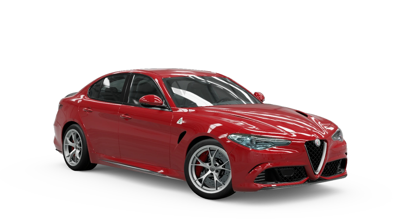 Miniature officielle de la 2017 Alfa Romeo Giulia Quadrifoglio