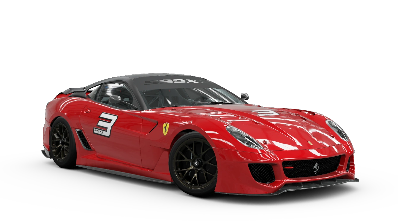 Miniature officielle de la 2010 Ferrari 599XX