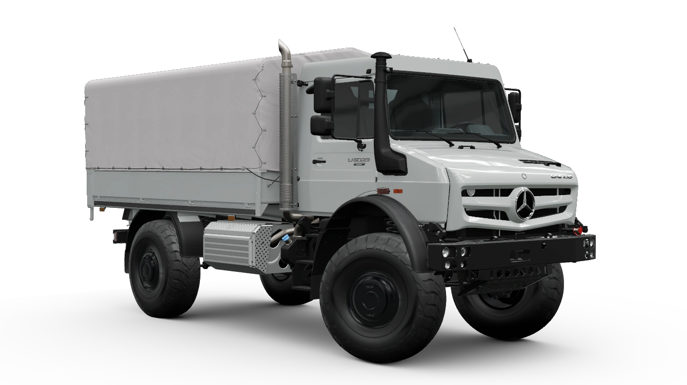 Miniature officielle de la 2014 Mercedes-Benz Unimog U5023