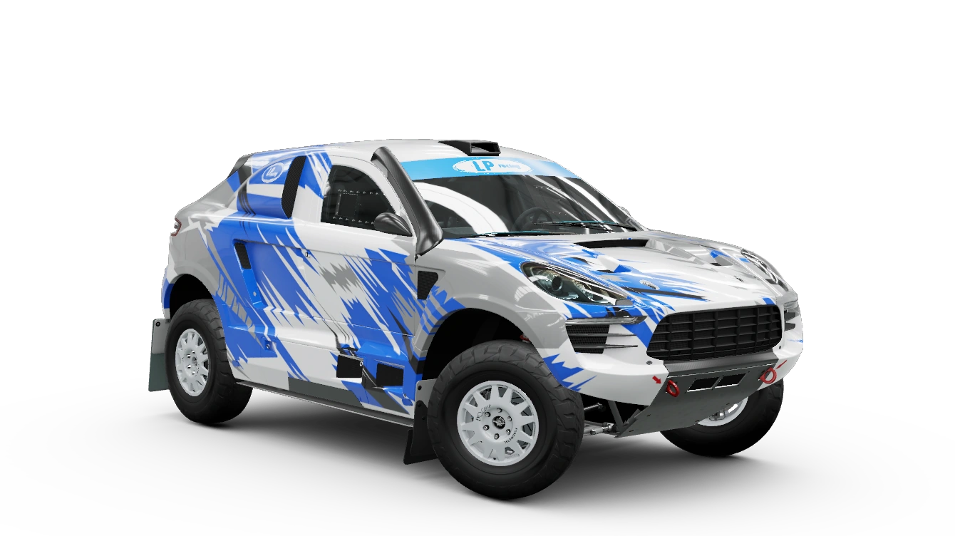 Miniature officielle de la 2018 Porsche Macan LPR Rally Raid